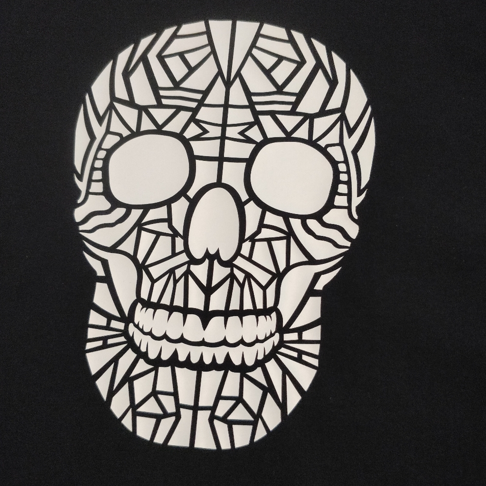 Sugar skull broken glass T-shirt